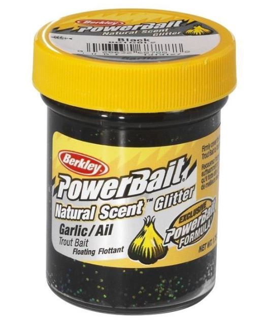 BERKLEY PASTA PER TROTE GALLEGGIANTE AROMA ALL'AGLIO COLORE BLACK