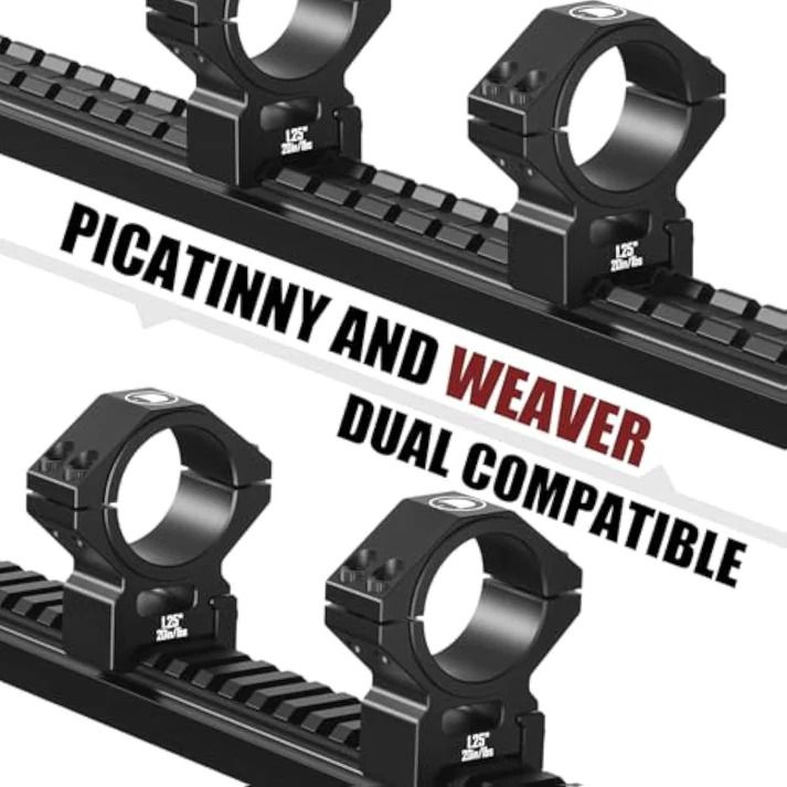 ANELLI DISCOVERY OPTICS PICATINNY MEDI PER 1 