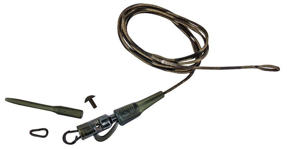 PROLOGIC - SAFETLY CLIP QC HOLLOW LEADER 80 CM - 45 LB - 3 PZ