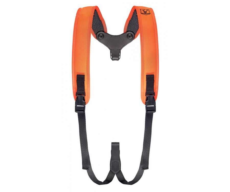 RISERVA - TRACOLLA DOPPIA PER FUCILE / CARABINE - IN CORDURA R2043: Arancio e nero