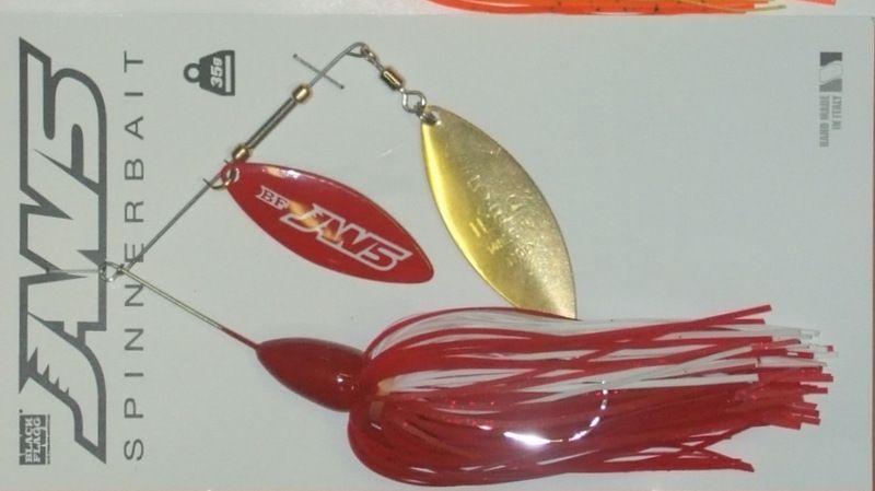 BLACK FLAGG JAWS SPINNERBAIT 35 RED CROSS