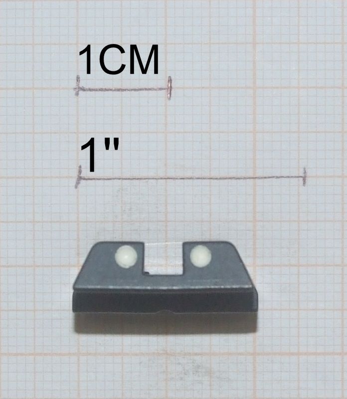 TACCA DI MIRA APX IN ACCIAIO