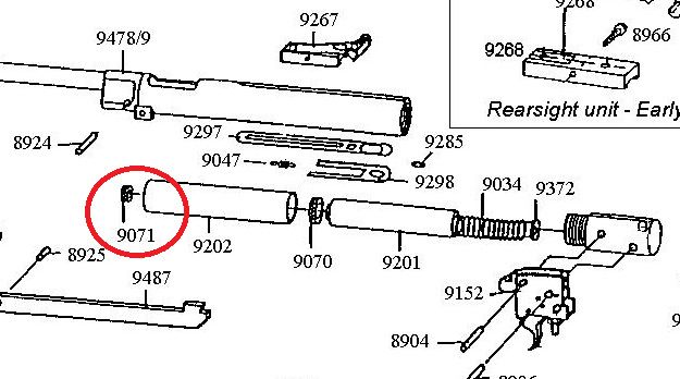 NUOVA GUARNIZIONE VERDE PER CARABINE WEIHRAUCH PER HW77 E HW977
