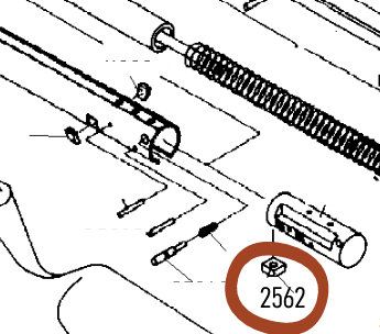 WEIHRAUCH RICAMBIO PER CARABINE MODELLO 50 / 85 / 95 / 98 