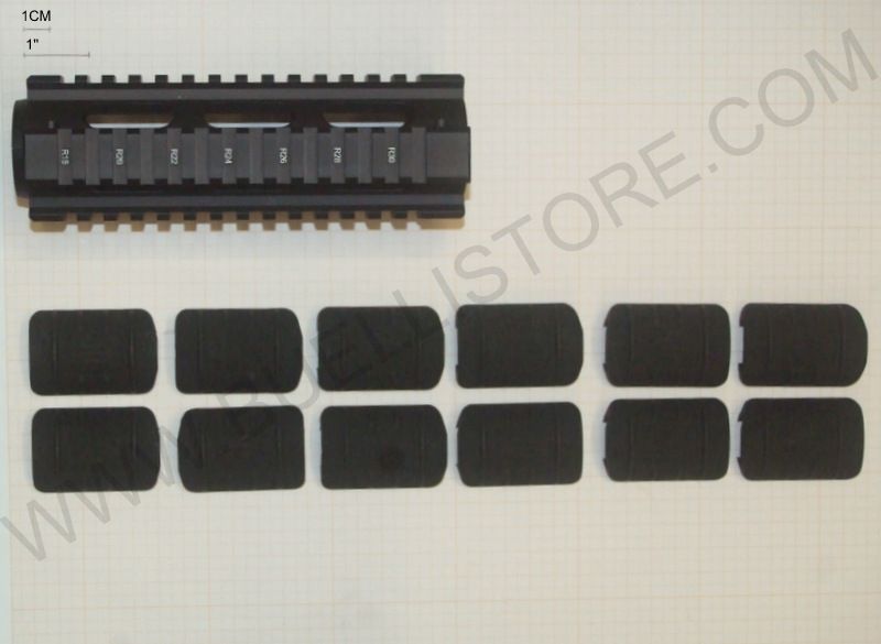 UTG GUARDAMANO CON SLITTE WEAVER PER M4-M16 DA 17 CM