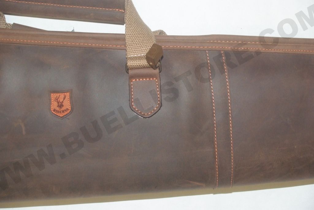 RISERVA FODERO FUCILE IN PELLE AGNELLATO PER FUCILI - 110 CM