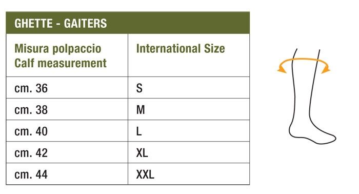 RISERVA GHETTE ROBUSTE CON PUNTALE ANTISPINO E INSERTI ARANCIO ALTA VISIBILITA' - R1686.2