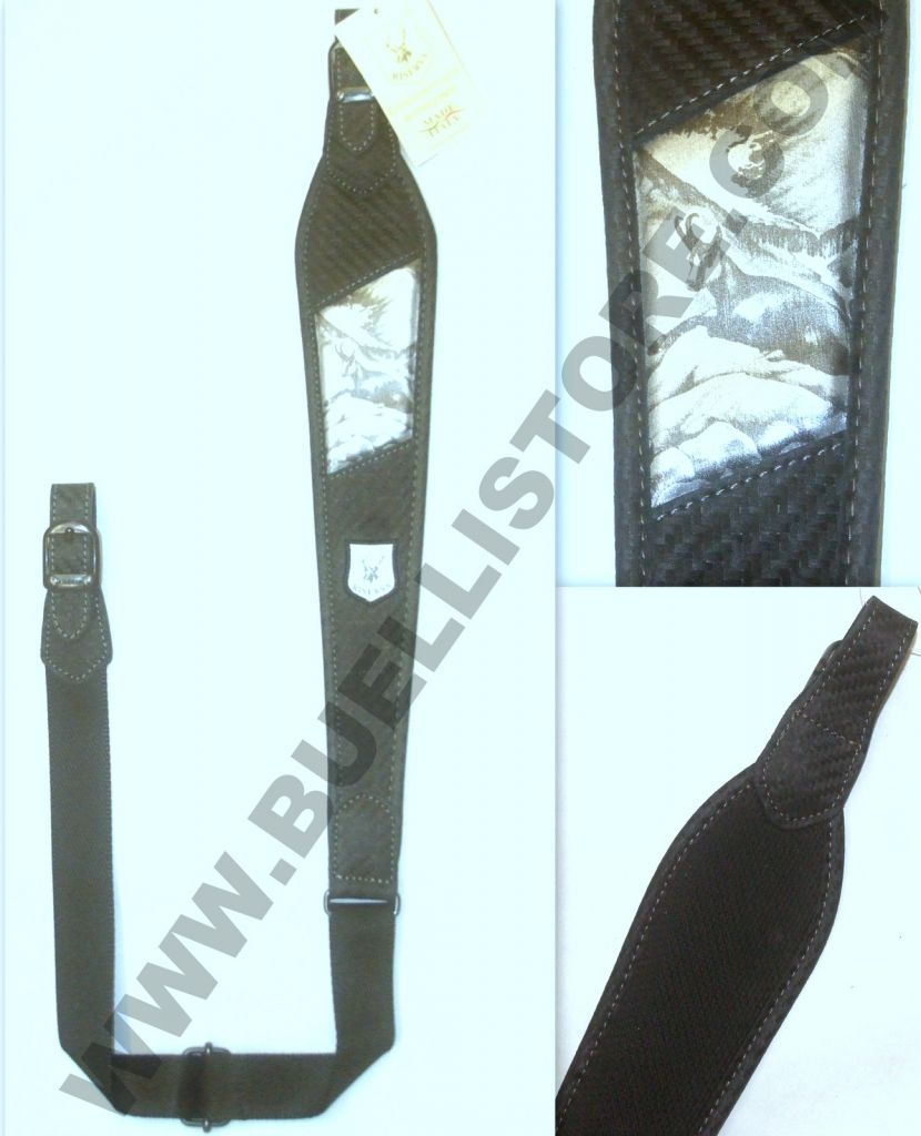 RISERVA TRACOLLA IN PELLE EFFETTO CARBONIO CON DISEGNO CAMOSCIO 