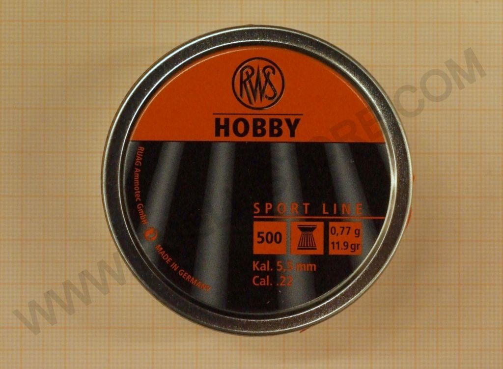 PALLINI RWS HOBBY CAL. 5.5 - PESO 0.77 G - 500 PZ