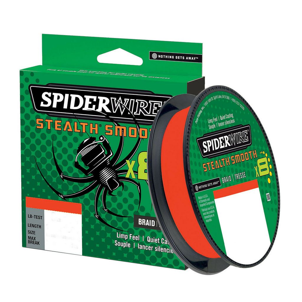 spiderwire stealth - 0.09 mm - rosso - 150 mt