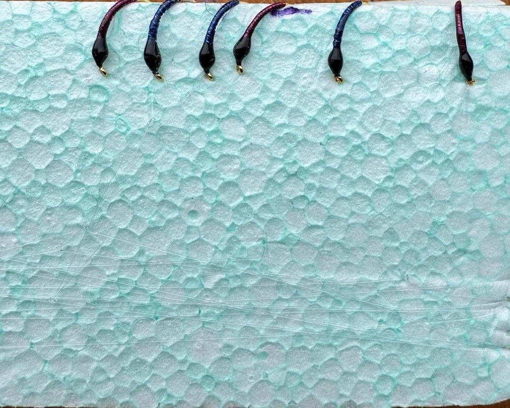 MONTATURA 10 AMI DEL 14 - GLITTERATA N. 1 - BLU, VIOLET E STELLAR