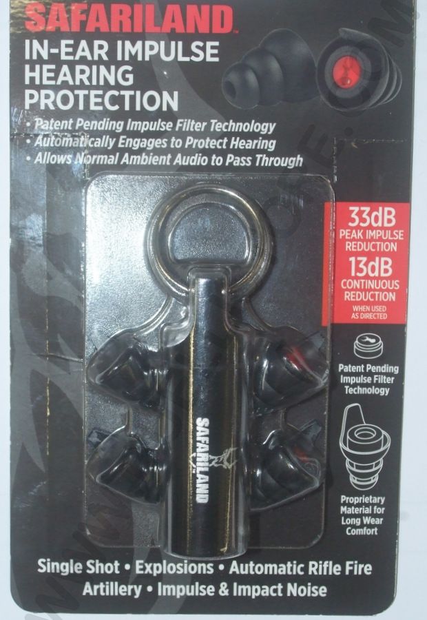SAFARILAND TAPPI PROTETTIVI CON FILTRO AD IMPULSO - IN EAR IMPULSE