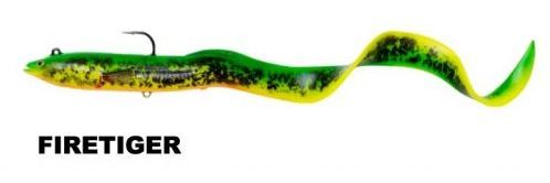 SAVAGE GEAR - 3D REAL EEL - 30 CM - 80 GRAMMI - FIRE TIGER