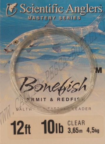 SCIENTIFIC ANGLERS FINALI BONEFISH SALT WATER TAPERED LEADER 