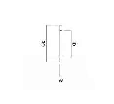INSERTO PIATTO IN ALLUMINIO KDCBB KDPS16