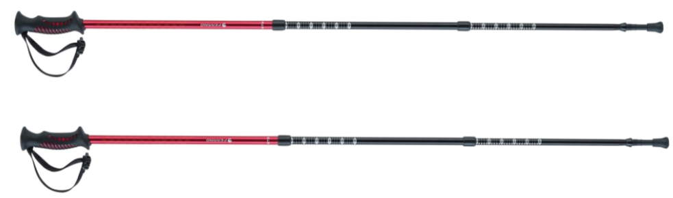 FERRINO - BASTONCINI DA TREKKING GTA (COPPIA)  ROSSO