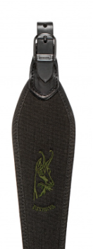  RISERVA - TRACOLLA NERA REALIZZATA IN CORDURA CON RICAMI ANIMALI (CAMOSCIO)