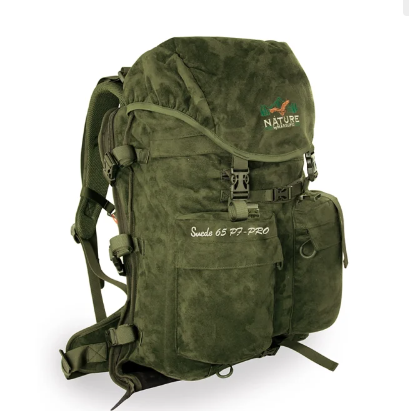 SUEDE65 PF PRO - ZAINO 65 LT DA CACCIA PORTA SELVAGGINA CON PORTA CARABINA -  MARSUPIO