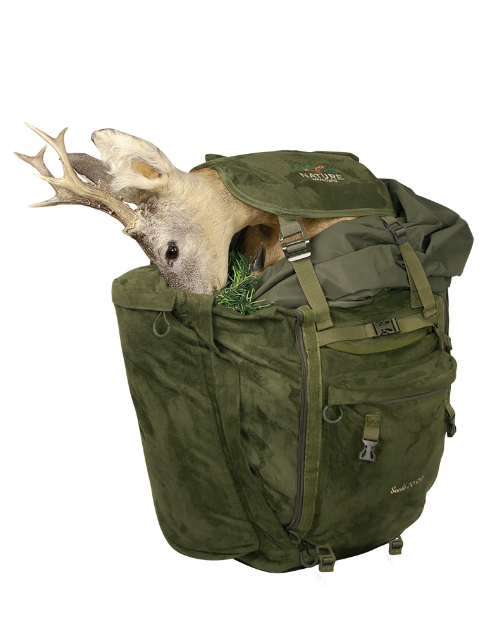 ZAINO TECNICO PORTA SALVAGGINA 70 LT CON PORTA CARABINA - MARSUPIO