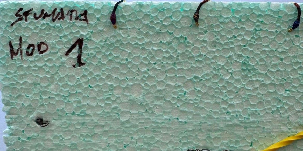 MONTATURA 10 AMI DEL 14 - SFUMATA N. 1 - NOCCIOLINO, MARRONE, BLU E VERDE