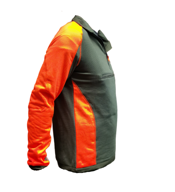 MAGLIA TECNICA CALDA E MOLTO LEGGEREA CON INSERTI ARANCIONI - ZENITH ZOTTA FOREST XL