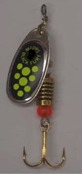 MEPPS ROTANTE COMET BLACK FURY SILVER GIALLO FLUO - N.1