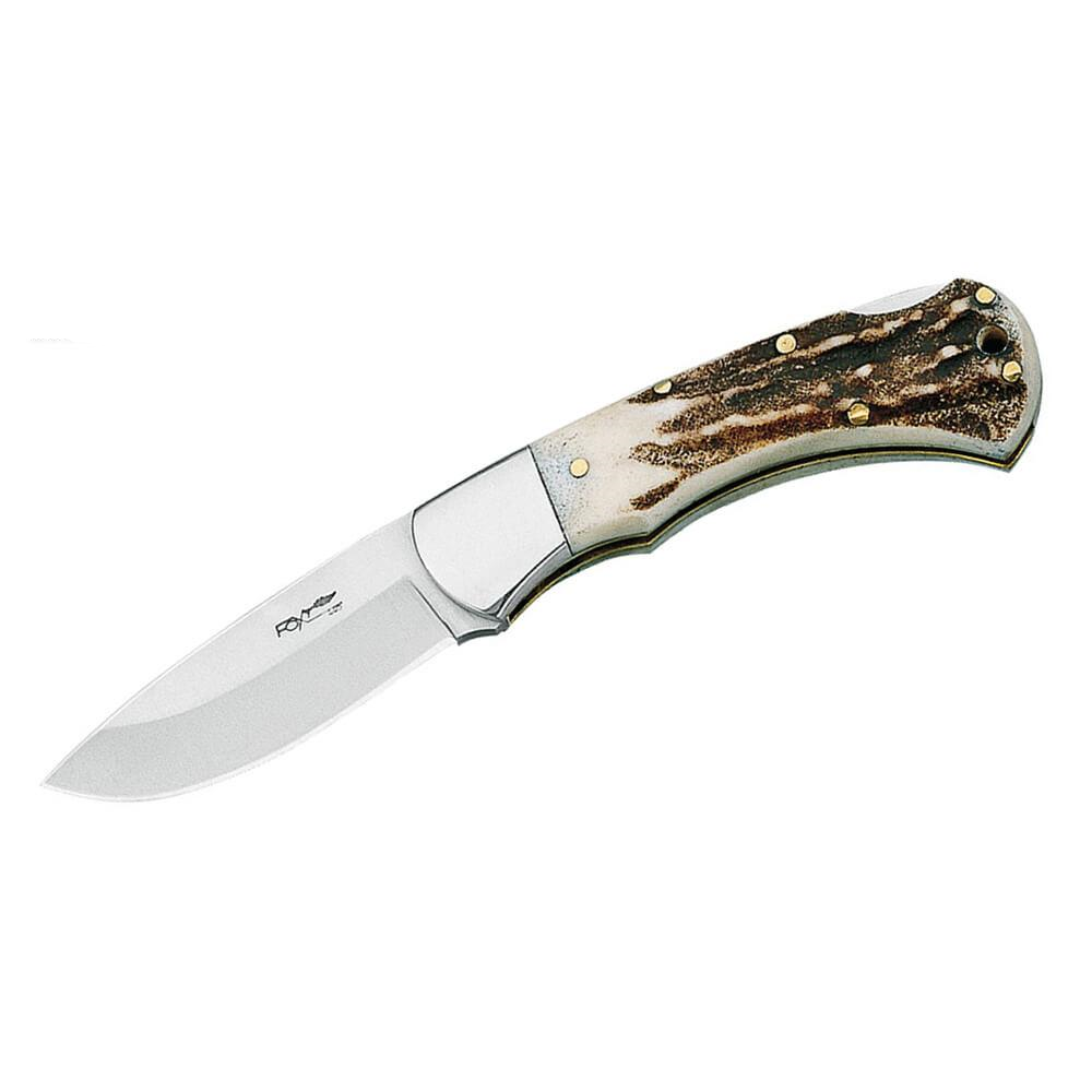 FOX COLTELLO CHIUDIBILE CON MANICO IN VERO CERVO - 593 CE