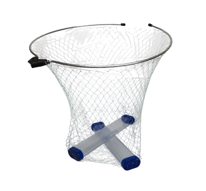GUADINO PIEGHEVOLE CON RETE IN NYLON SEMITRASPARENTE