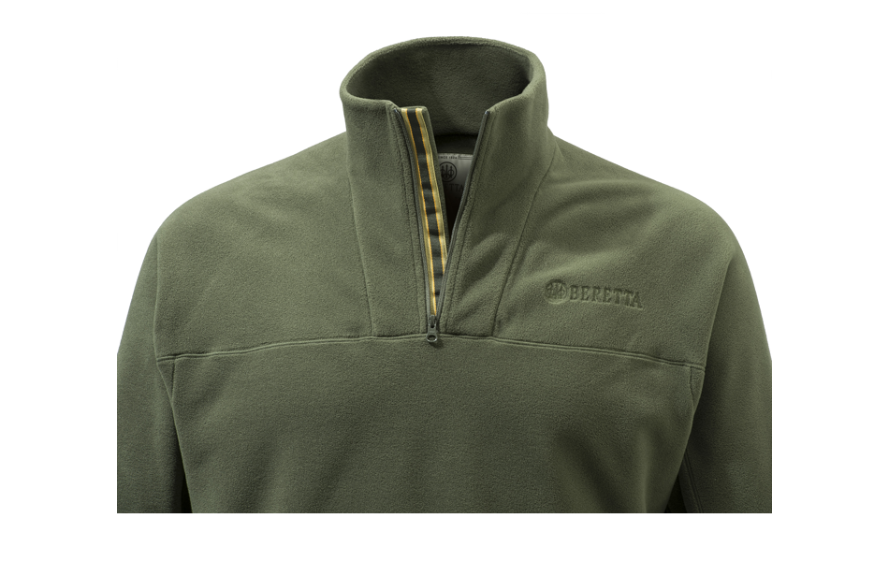 PILE UOMO DA CACCIA TERMICO LEGGERO E TRASPIRABILE - BERETTA SCONTO 50% VERDE