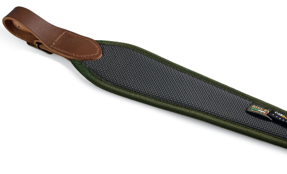 RISERVA - TRACOLLA PER CARABINA IN PELLE E NEOPRENE