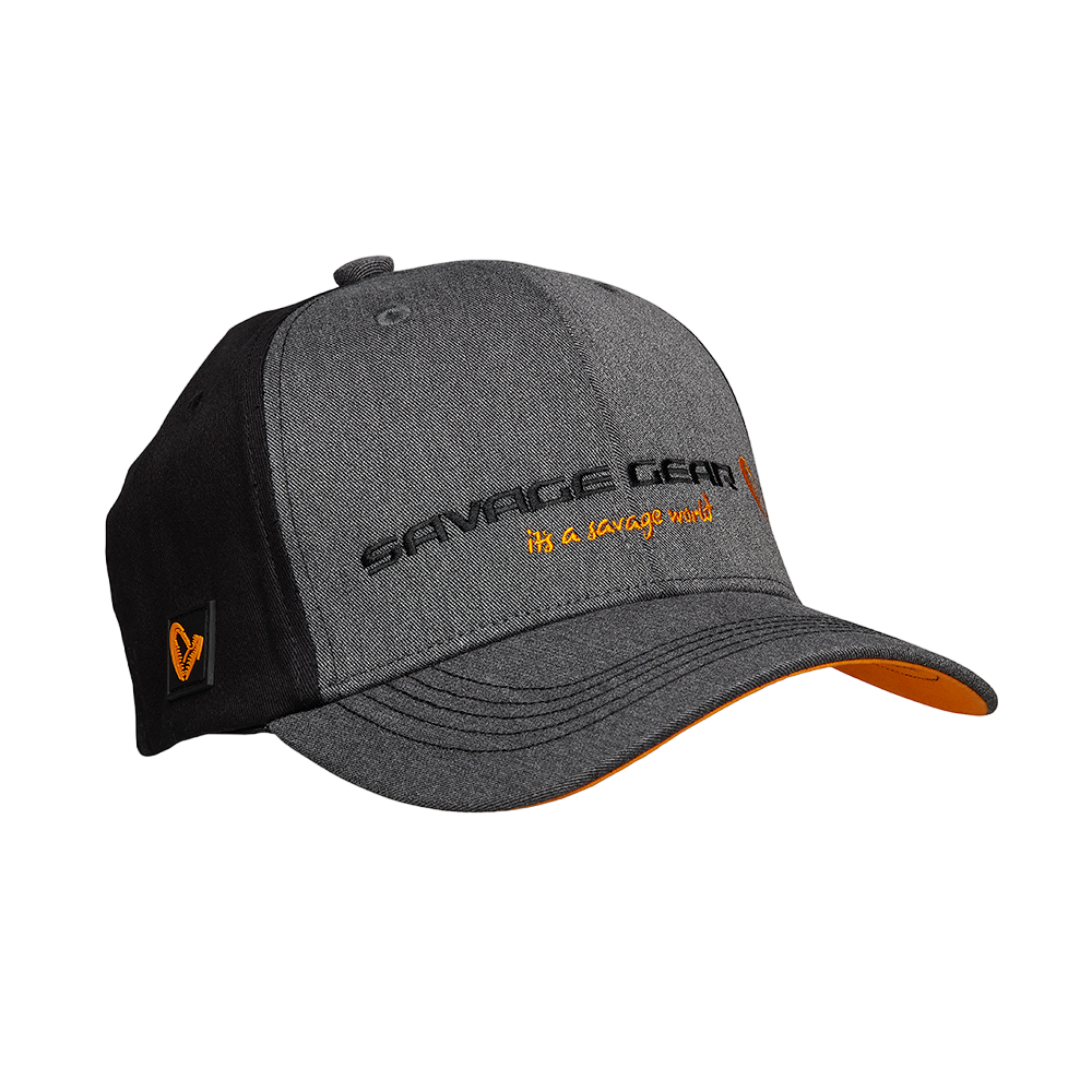 CAPPELLO DA PESCA STRIKE  TAGLIA UNICA GRIGIO MELANGE/NERO
