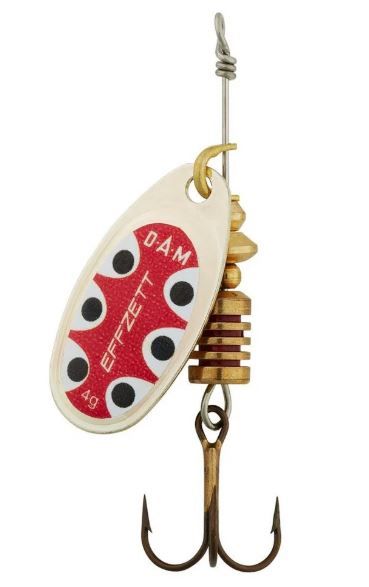 STANDARD SPINNER - #2 - 4G - SILVER BLACK DOT