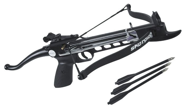 BALESTRA SKORPION MANICO LEGNO COMPLETA