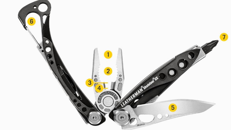 LEATHERMAN COLTELLO SERRAMANICO SKELETOOL ®CX - CON ACCESSORI  INCLUSI 
