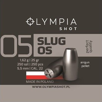 OLYMPIA SHOT Slug OS 1.62g cal. 5,5 (.22) | 250pz. ≥ 25 J