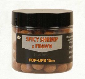 DYNAMITE BAITS - FOODBAIT POP UP SPICY SHRIMP E PRAWN - 15 mm 