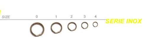 SPLIT RING INOX MISURA 0