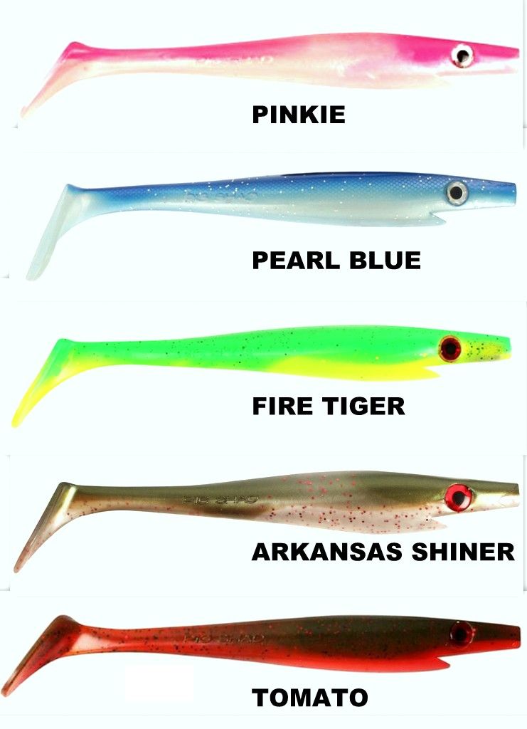 strike pro the pig shad junior esche in silicone da luccio 