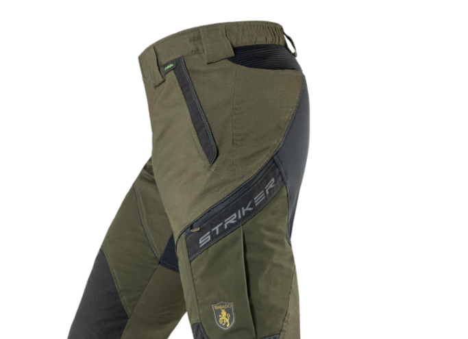 PANTALONE DA CACCIA ELASTICIZZATO E PARZIALMENTE IMPERMEABILE STRIKER CLIMA - TRABALDO L