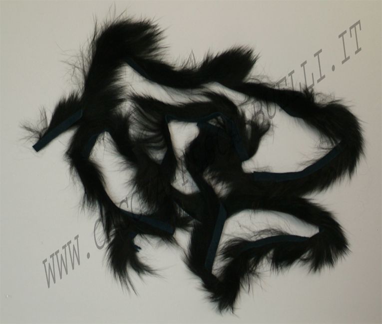 VENIARD STRIPS ZONKER RABBIT NERO