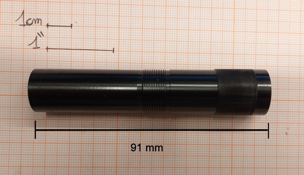 GEMINI STROZZATORE CRIO EXTENDED + 20 mm CALIBRO 20 PER BENELLI - BREDA - FRANCHI - MAROCCHI