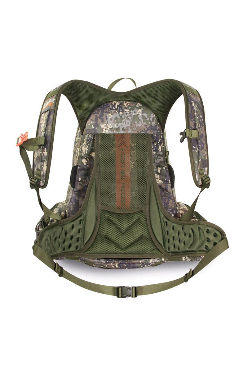 ZAINO DA CACCIA ERGONOMICO MULTITASCHE IN TESSUTO SILENZIOSO 38 L - MARSUPIO