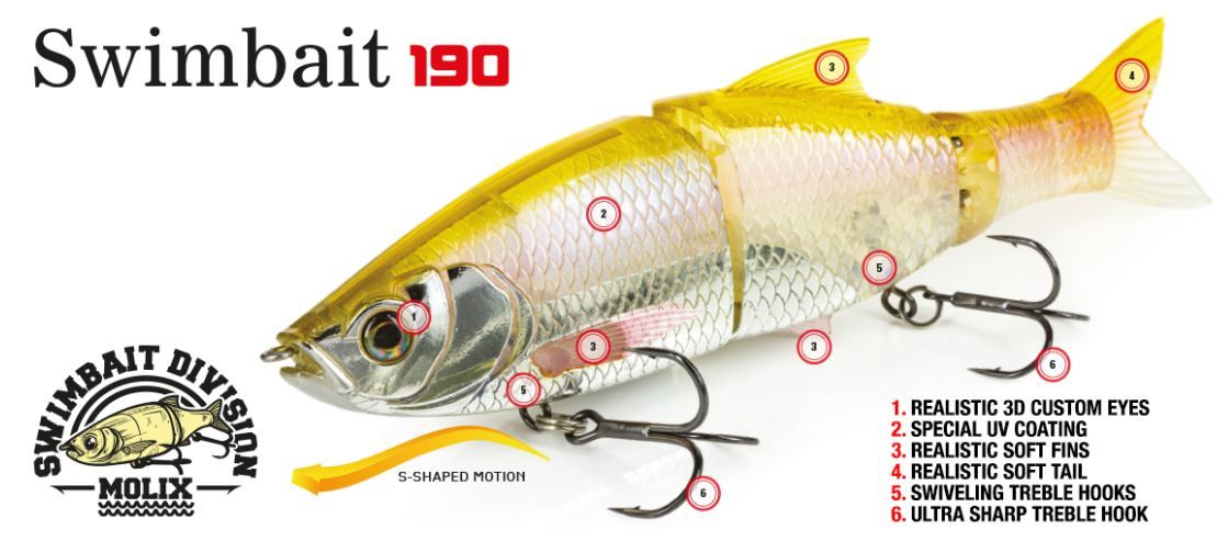 MOLIX SWIMBAIT 190 F