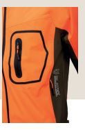 GIACCA BLATEX STRETCH VERDE E ARANCIO - 482.1