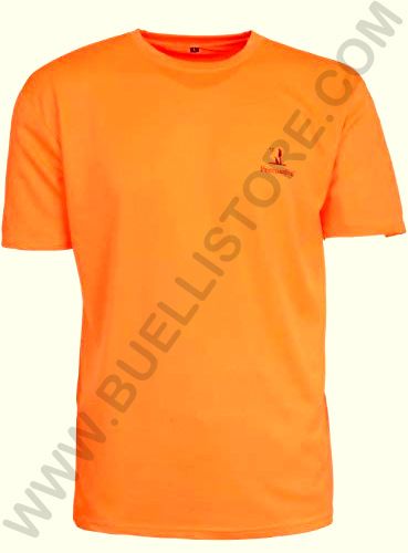 PERCUSSION T-SHIRT IN TESSUTO ELASTICIZZATO ARANCIO ALTA VISIBILITÀ