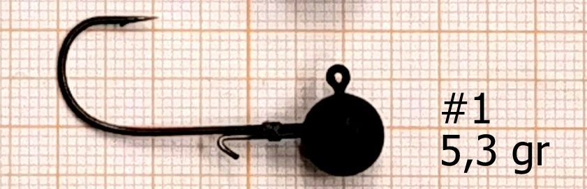 TUNGSTEN ROUND HOOK #1 - 3/16 OZ (5,3 G)