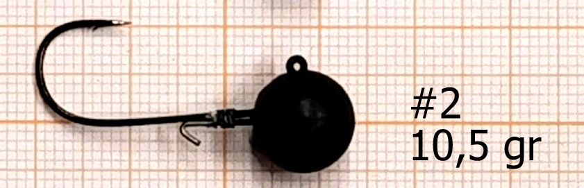 TUNGSTEN ROUND HOOK #2 - 3/8 OZ (10,5 G)