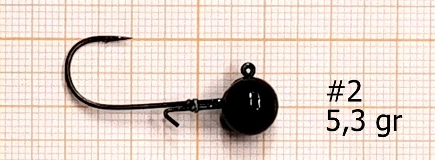 TUNGSTEN ROUND HOOK #2 - 3/16 OZ (5,3 G)