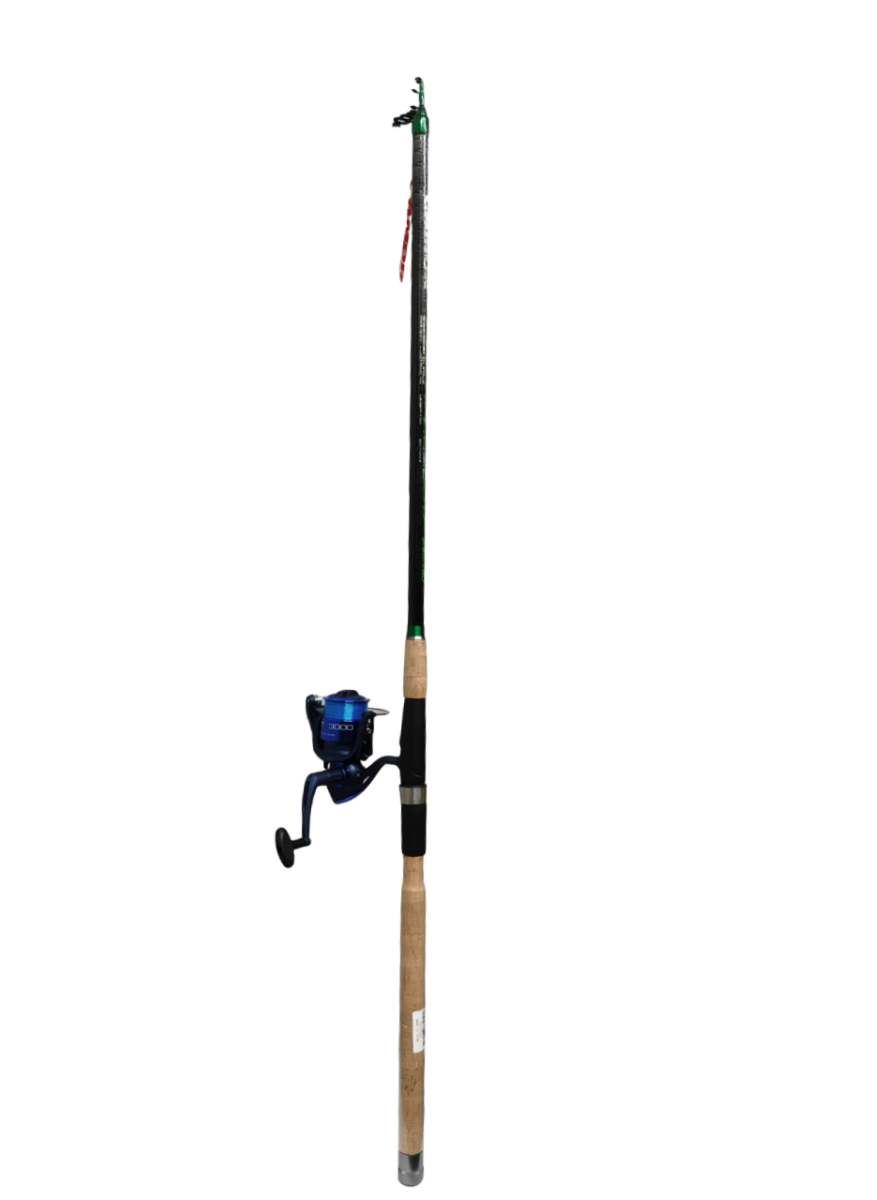 COMBO CANNA VULCAN CORK 3.5m CON MULINELLO TITAN 3000 - CAMOR 