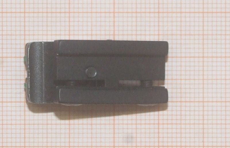 HATSAN RICAMBIO TACCA DI MIRA REGOLABILE IN FIBRA OTTICA PER FUCILI SLUG cal.12 e 20